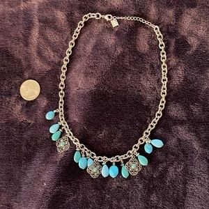 Lucky Brand necklace faux turquoise